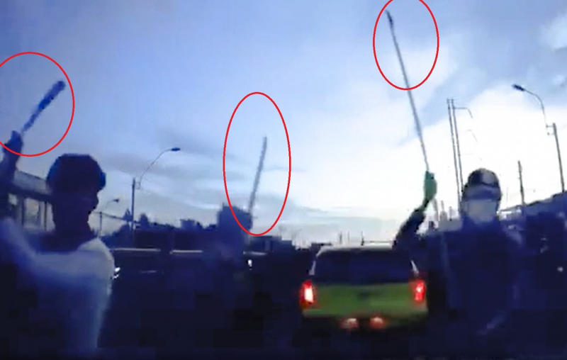 Khởi tố 8 đối tượng cầm dao phóng lợn chặn đầu xe, chém tài xế trọng thương -0