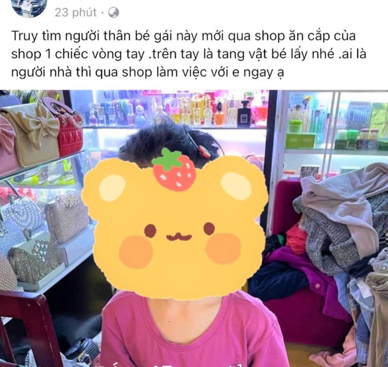 Công an vào cuộc vụ bé gái 5 tuổi bị quay video đăng lên mạng vì lấy chiếc vòng tay 10.000 đồng -0