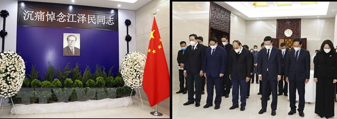 Việt Nam gửi điện chia buồn việc đồng chí Giang Trạch Dân từ trần -0