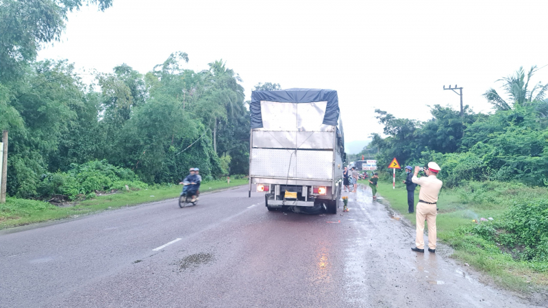 Khởi tố bị can và tạm giam tài xế lùi xe tải tông chết ba mẹ con  -0