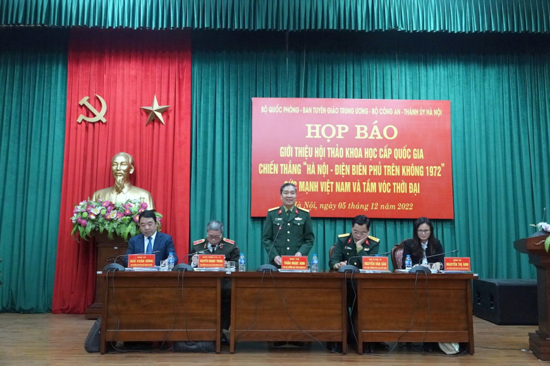 Họp báo giới thiệu Hội thảo khoa học Chiến thắng “Hà Nội-Điện Biên Phủ trên không” -0