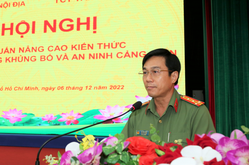 Tập huấn nâng cao kiến thức phòng, chống khủng bố và an ninh cảng biển -0