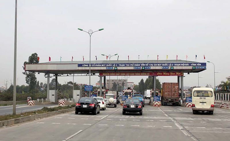 Tháo dỡ trạm BOT Nội Bài- Vĩnh Yên trước Tết Nguyên đán -0