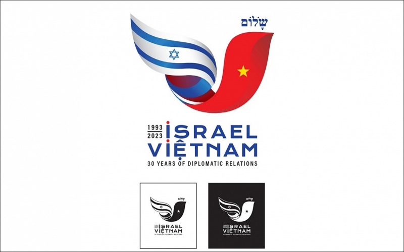Logo marking 30 years of Vietnam-Israel diplomatic ties announced -0