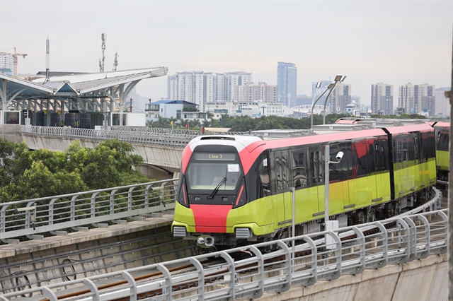 Hanoi’s second metro line goes on trial run  -0