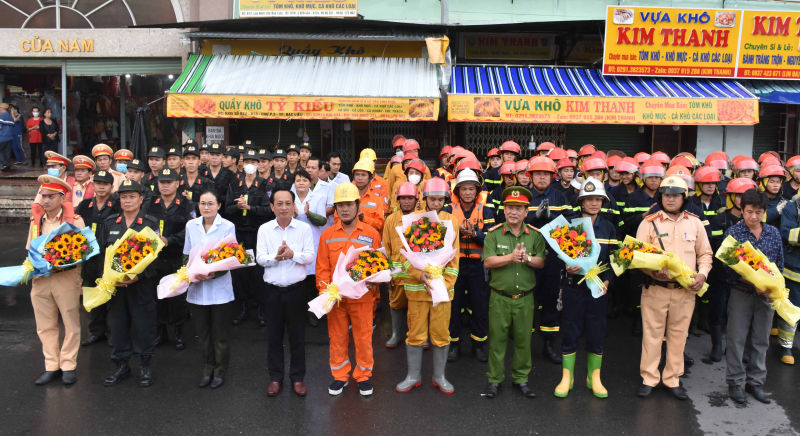 Bạc Liêu diễn tập phương án chữa cháy, cứu nạn cứu hộ cấp tỉnh -0