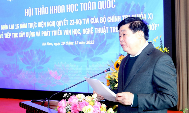 Khai mạc hội thảo 15 năm triển khai Nghị quyết 23-NQ-TW về văn học nghệ thuật -0