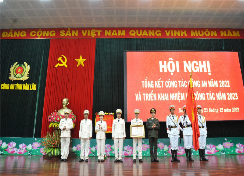 Công an Đắk Lắk phấn đấu kéo giảm tội phạm 10% trong năm 2023 -0