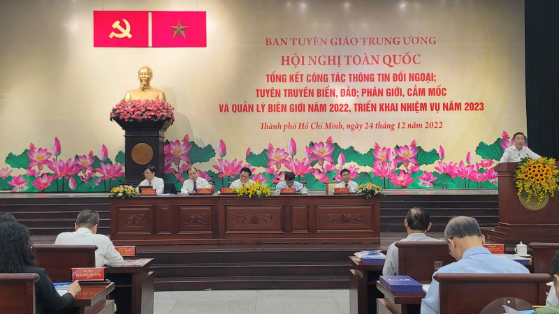 Công tác thông tin đối ngoại, tuyên truyền về biển, đảo, biên giới là mặt trận quan trọng -0