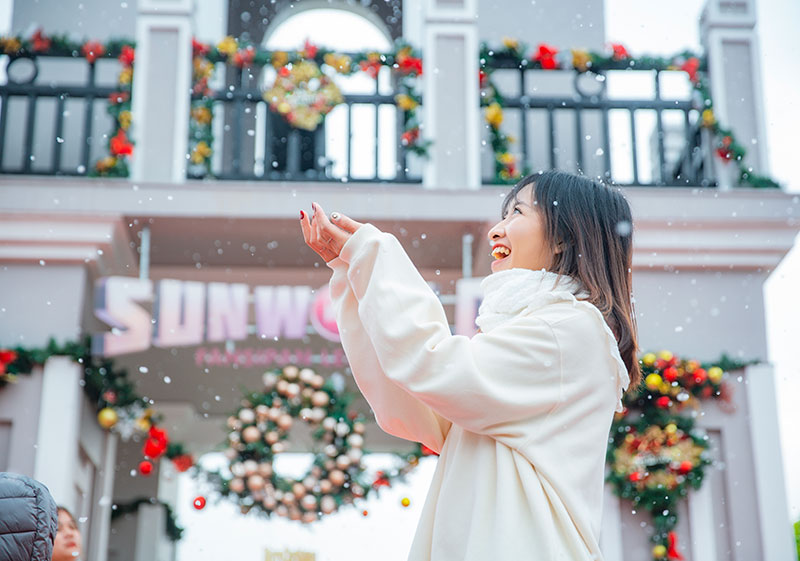 Ngắm “tuyết” rơi ở Sa Pa dịp Giáng sinh và Tết Dương lịch -0