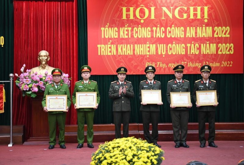 Công an tỉnh Phú Thọ triển khai nhiệm vụ công tác năm 2023 -0