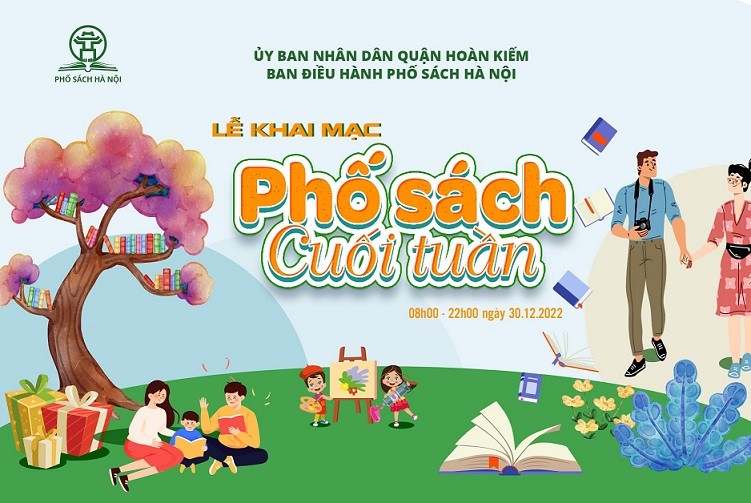 Weekend book street in Hanoi to host cultural activities -1