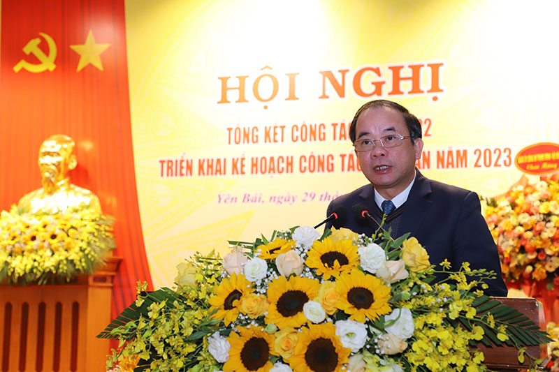 Công an tỉnh Yên Bái tổng kết công tác năm 2022, triển khai nhiệm vụ công tác năm 2023 -0