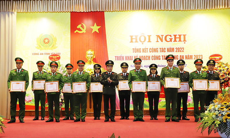 Công an tỉnh Yên Bái tổng kết công tác năm 2022, triển khai nhiệm vụ công tác năm 2023 -2
