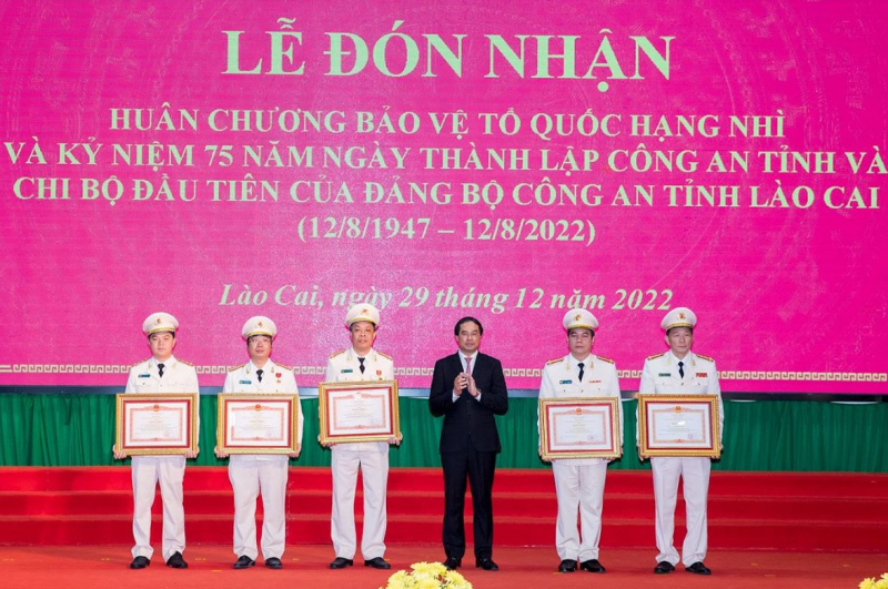 Phát huy truyền thống, Công an tỉnh Lào Cai hoàn thành xuất sắc nhiệm vụ năm 2022 -0