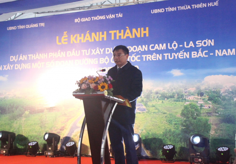 Cao tốc Cam Lộ - La Sơn hơn 7.600 tỷ đồng chính thức đưa vào khai thác -0