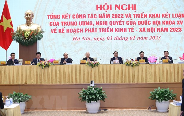 Tổng Bí thư: Tranh thủ thời cơ, thực hiện thắng lợi mục tiêu năm 2023 -0