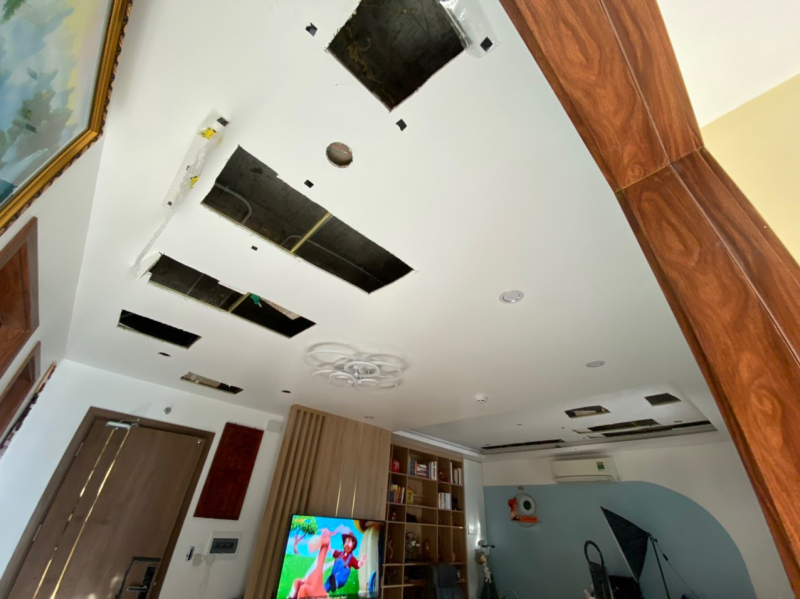 Sau phản ánh của Báo CAND, chủ đầu tư chung cư Aranya khắc phục thấm dột -0