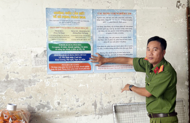 Tăng cường tuyên truyền, phòng chống sử dụng pháo trái phép dịp Tết Nguyên đán -0