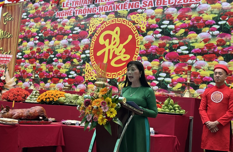 Tri ân tiền nhân và tôn vinh nghề trồng hoa kiểng Sa Đéc -0