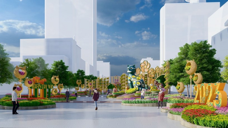 Đường hoa Nguyễn Huệ năm 2023 diễn ra từ 28 tháng chạp đến mùng 5 Tết -0