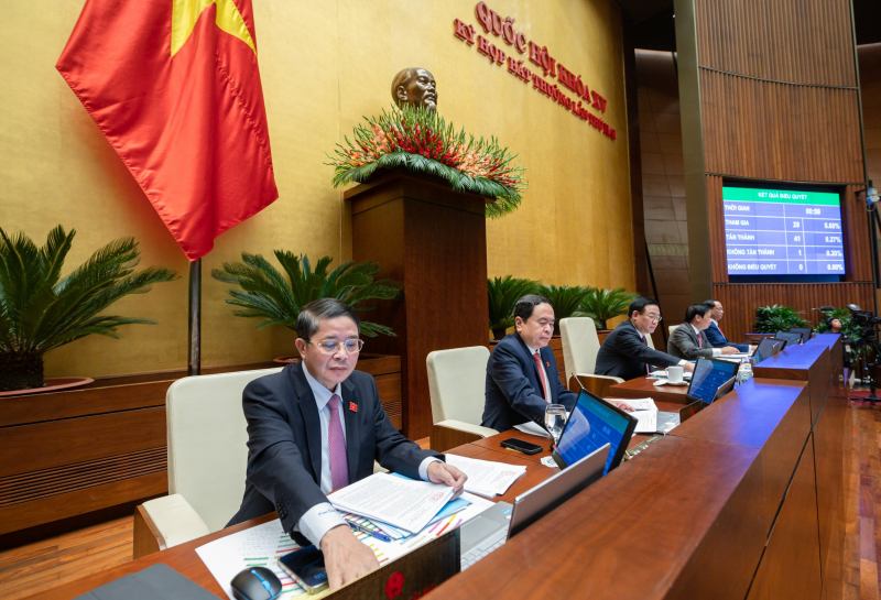 Quốc hội đã biểu quyết thông qua Quy hoạch tổng thể quốc gia thời kỳ 2021 - 2030 -0