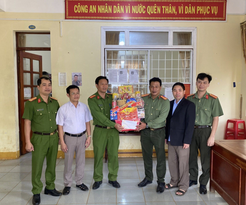 Ban Thường vụ Đảng ủy Công an tỉnh Đắk Nông kiểm tra công tác bảo đảm ANTT -0