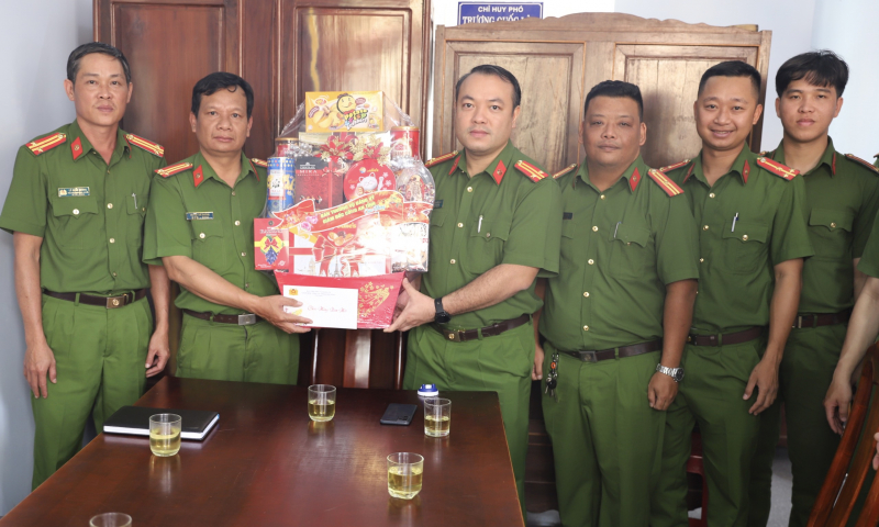 Ban Thường vụ Đảng ủy Công an tỉnh Đắk Nông kiểm tra công tác bảo đảm ANTT -0