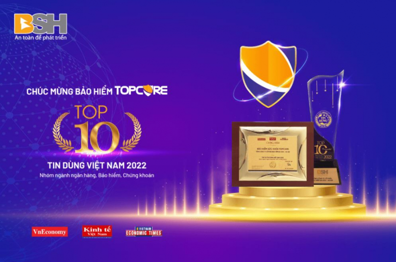 Bảo hiểm Topcare được vinh danh Top 10 “Tin dùng Việt Nam 2022” nhóm ngành ngân hàng, bảo hiểm, chứng khoán -0