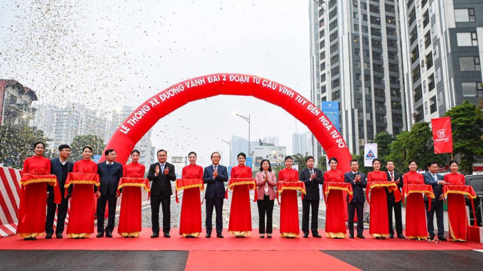 Toàn tuyến đường vành đai 10.000 tỷ chính thúc thông xe -0