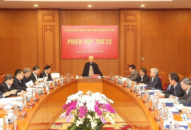 Phiên họp thứ 23 của Ban Chỉ đạo Trung ương về phòng, chống tham nhũng -0