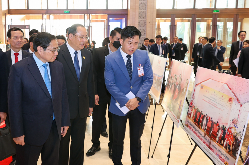 Thúc đẩy hợp tác chính trị, đối ngoại, an ninh quốc phòng, đầu tư thương mại Việt Nam - Lào -0