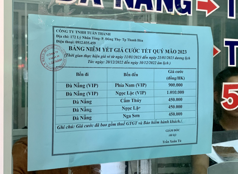 Giá xe về Tết tăng, nhà xe vẫn thông báo hết vé cận Tết -1