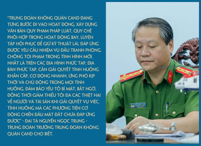 Trung đoàn Không quân Công an nhân dân: Những trang sử đầu tiên -1