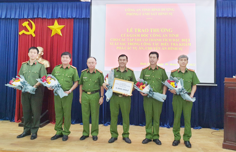 Cảnh sát hình sự Công an tỉnh Bình Dương lập nhiều chiến công -0