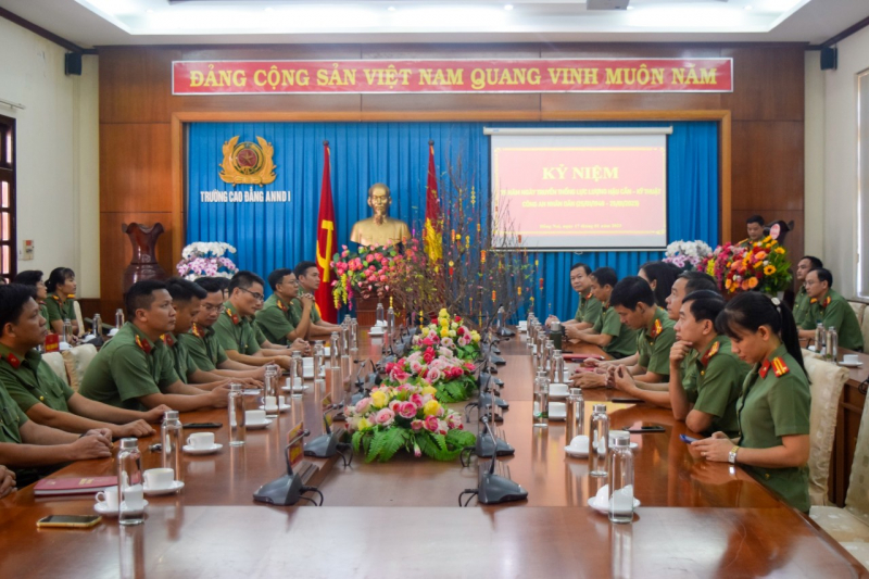 Trường Cao đẳng ANND I gặp mặt kỷ niệm 75 năm Ngày truyền thống lực lượng Hậu cần-Kỹ thuật CAND -0