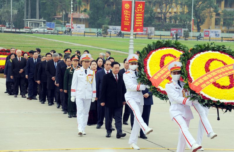 Lãnh đạo Đảng, Nhà nước vào Lăng viếng Chủ tịch Hồ Chí Minh -0