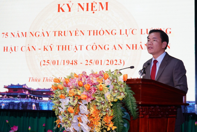 Công an Thừa Thiên-Huế kỷ niệm 75 năm Ngày truyền thống lực lượng Hậu cần - Kỹ thuật CAND -0