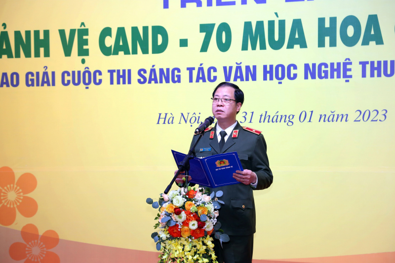Triển lãm, trao giải sáng tác văn học nghệ thuật và cuộc thi viết về lực lượng Cảnh vệ CAND -0