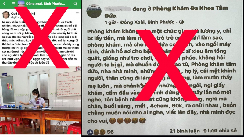 2 người bị phạt 10 triệu đồng vì thông tin sai sự thật về cơ sở khám bệnh -0
