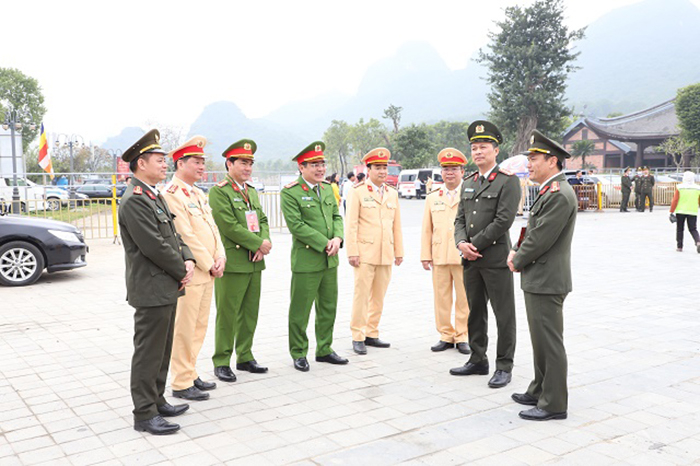 Bảo đảm an ninh, trật tự Lễ khai hội chùa Tam Chúc năm 2023 -0