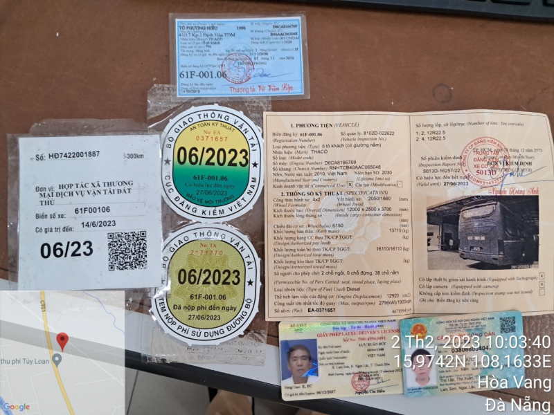 Bất chấp quá hạn đăng kiểm và dùng tem kiểm định giả,  xe khách vẫn cố tình vượt cao tốc  -1