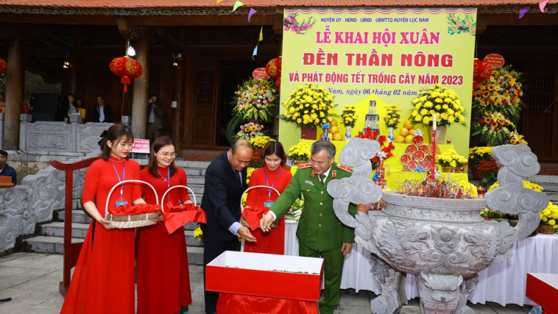 Khai hội Xuân đền Thần Nông và phát động Tết trồng cây -0