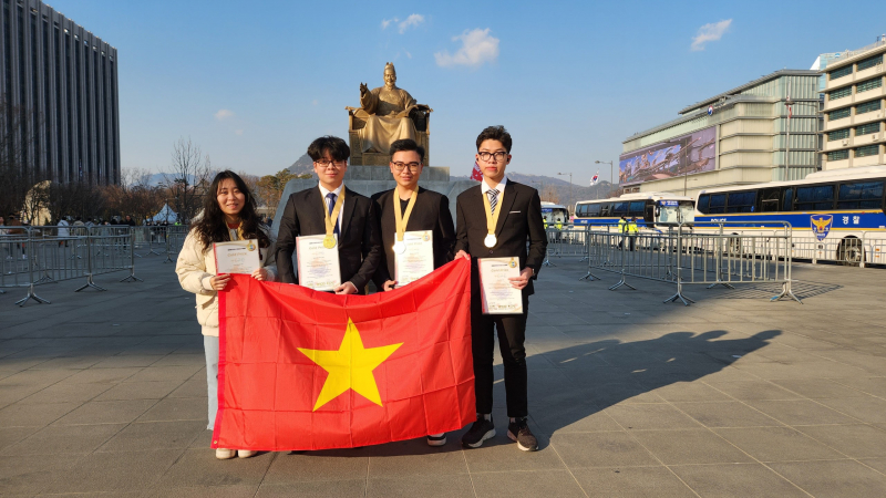 Học sinh Việt Nam giành Huy chương Vàng Olympic Phát minh và Sáng tạo thế giới năm 2023 -0