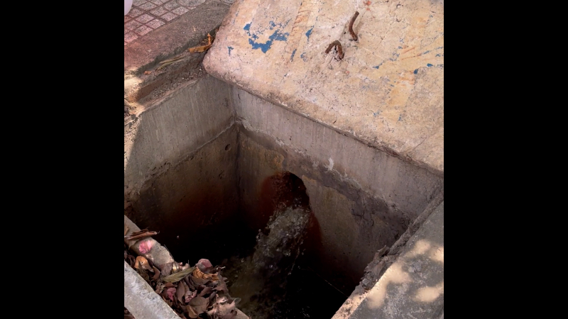 Phát hiện công ty xử lý rác xả nước thải không đúng quy định -0