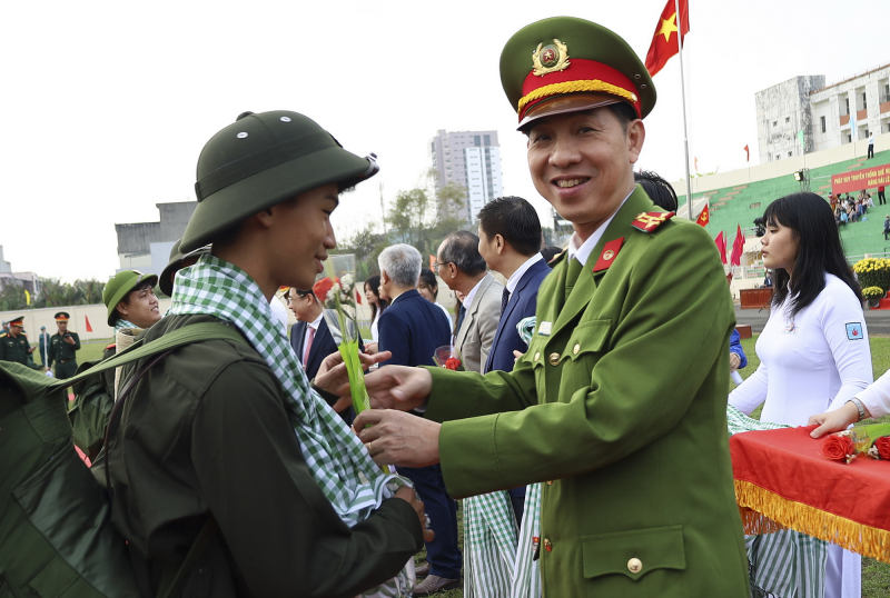 Thanh niên Phú Yên, Khánh Hòa, Ninh Thuận nô nức lên đường nhập ngũ -0