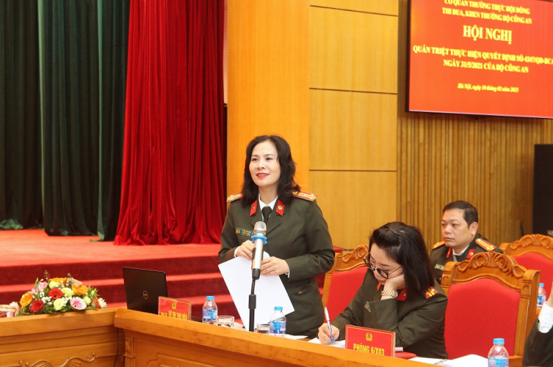 Trọng tâm tổ chức phong trào thi đua và công tác khen thưởng của Bộ Công an năm 2023 -0