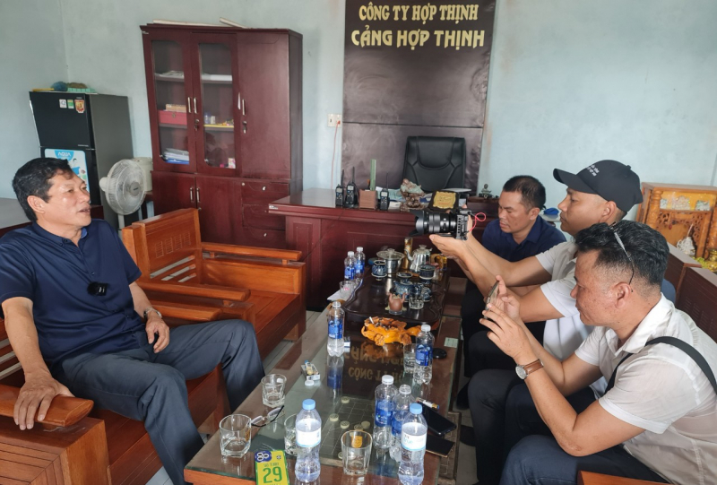 Đang xử lý tình trạng gây ô nhiễm tại cảng biển Hợp Thịnh -0