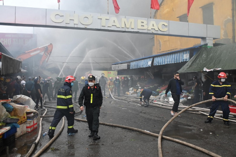 Đảm bảo tuyệt đối an toàn về ANTT và an sinh xã hội sau vụ cháy chợ đầu mối lớn nhất Hải Phòng -0