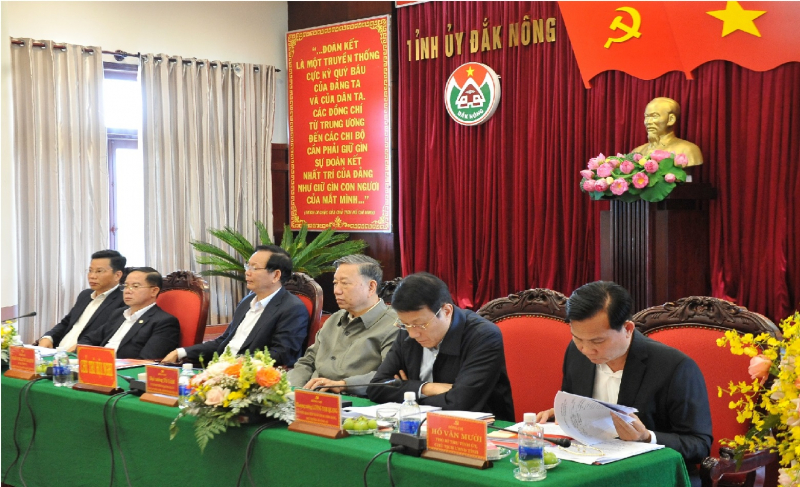 Tỉnh uỷ Đắk Nông tổng kết 10 năm thực hiện Nghị quyết Trung ương 8, khoá XI về chiến lược bảo vệ Tổ quốc trong tình hình mới -0